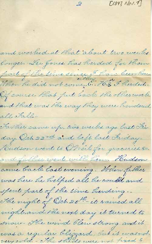Handwritten 10 page letter from Lillie C. Bruner to Lawrence Bruner, "We read several of your letters sent from home…"