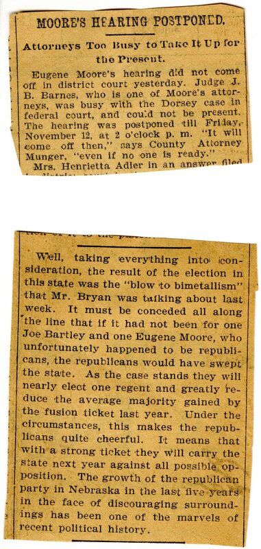 Handwritten 1 page letter from Helen Bruner to Lawrence Bruner, "Next Thursday will be Thanksgiving…"