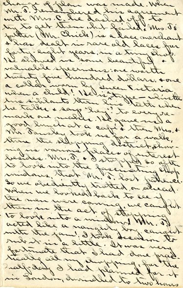 Edith Schwartz Clements handwritten letter