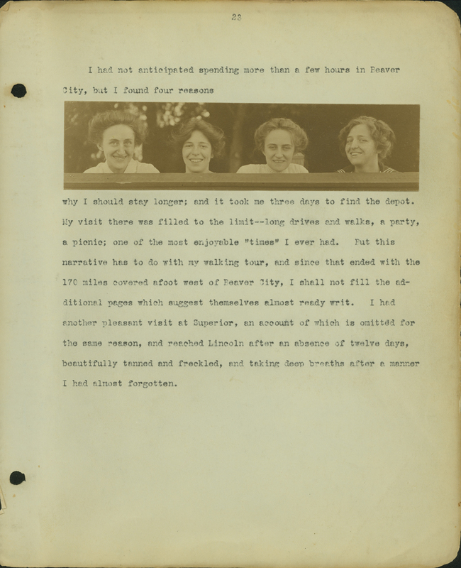 Frank Shoemaker Narratives, Dundy, Hitchcock, Redwillow, Furnas Counties, 1912