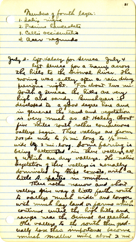 Raymond J. Pool Field Notes and Records