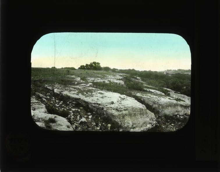 Original caption: 9-27-6-11. Limestone blocks, Weeping Water, No. 4. 1911. Cass County. (121111-00240)