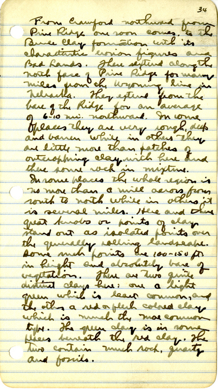 Raymond J. Pool Field Notes and Records