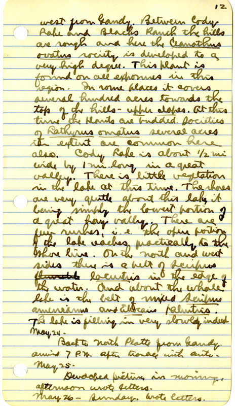 Raymond J. Pool Field Notes and Records