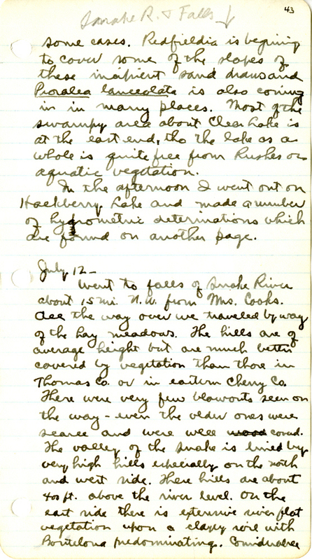 Raymond J. Pool Field Notes and Records