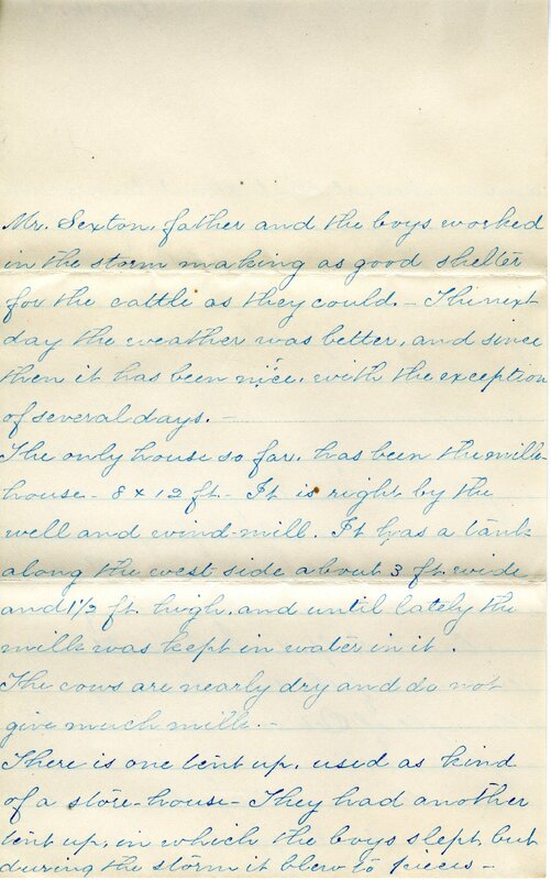 Handwritten 10 page letter from Lillie C. Bruner to Lawrence Bruner, "We read several of your letters sent from home…"