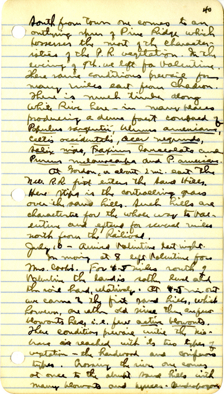 Raymond J. Pool Field Notes and Records