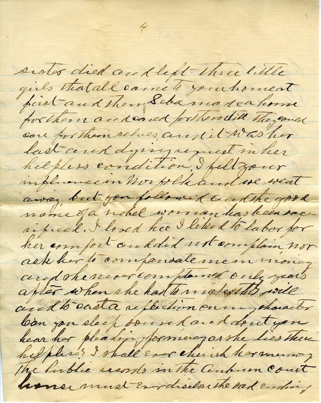 Handwritten 6 page letter from Engelman to Marcia Bruner, "I remember well you saying you were not there when the will…"