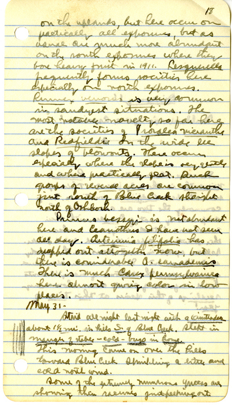 Raymond J. Pool Field Notes and Records