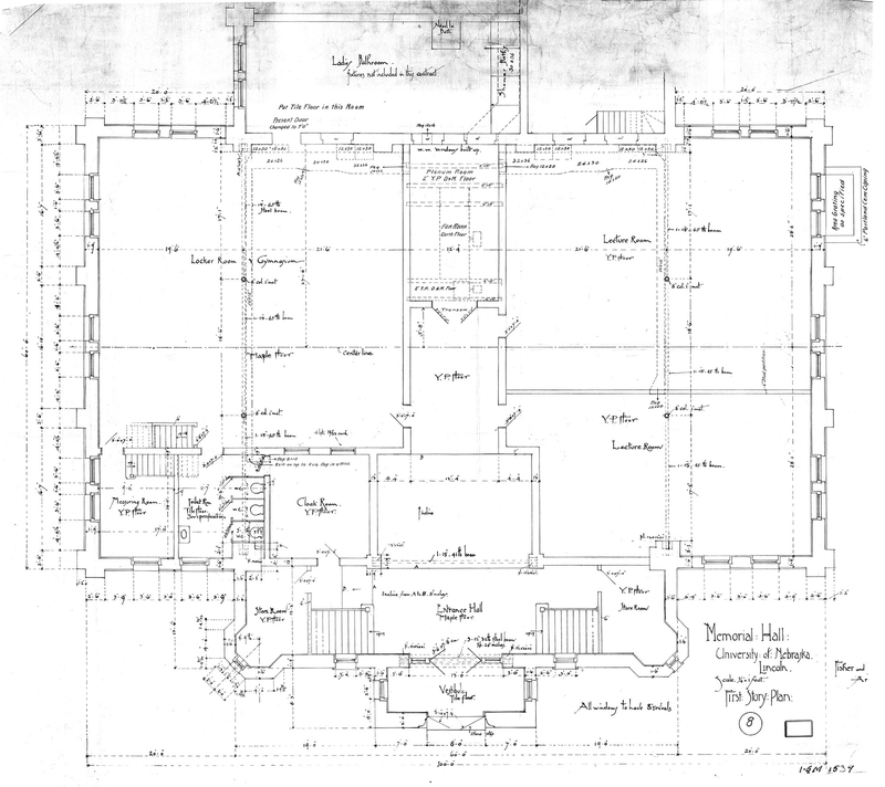 First Floor Plan Year: 1887
