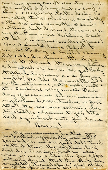 Edith Schwartz Clements handwritten letter
