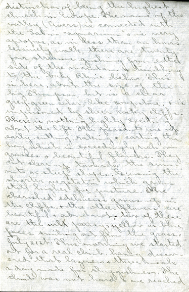 Edith Schwartz Clements handwritten letter