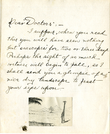 Edith Schwartz Clements handwritten letter