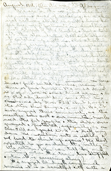 Edith Schwartz Clements handwritten letter