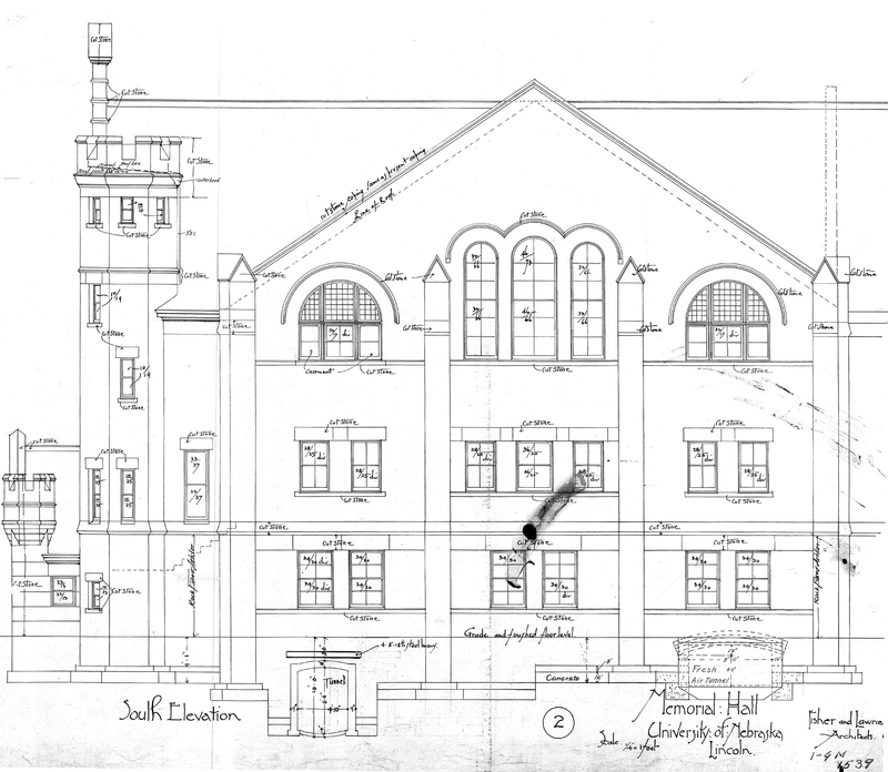 Elevation and Stair Detail Year: 1887