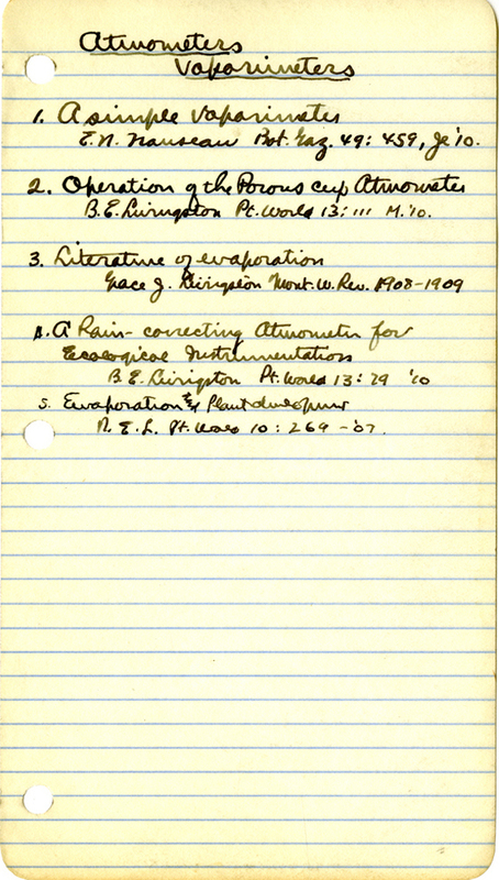 Raymond J. Pool Field Notes and Records