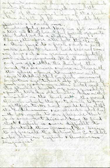 Edith Schwartz Clements handwritten letter