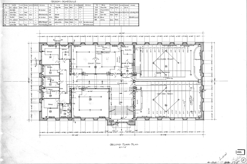 Description: Second Floor Plan Year: 1912
