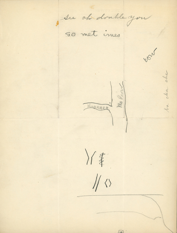 Handwritten letter, 1 page, from Robert H. Wolcott to Frank H. Shoemaker, "Your letter from both here and both much enjoyed. Shall not write much of an answer as I expect to be in Omaha, as you know..."