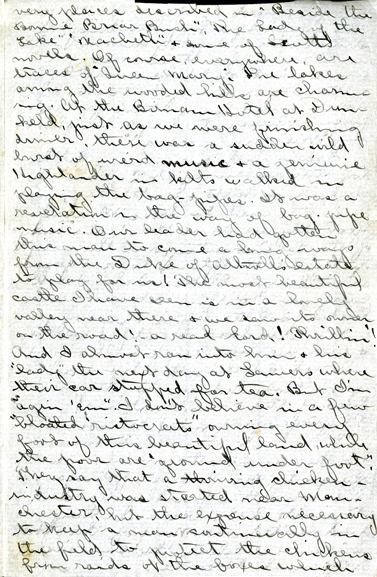 Edith Schwartz Clements handwritten letter