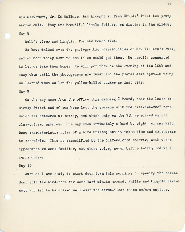 Elizabeth Van Sant transcribed letters