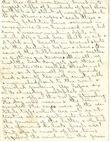 Edith Schwartz Clements, Letters, July 8, 1911
