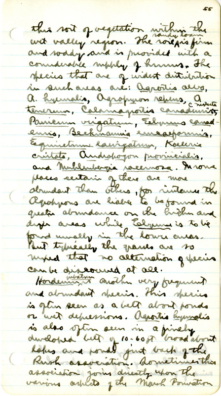 Raymond J. Pool Field Notes and Records