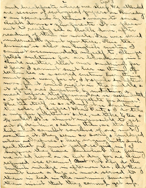 Edith Schwartz Clements handwritten letter