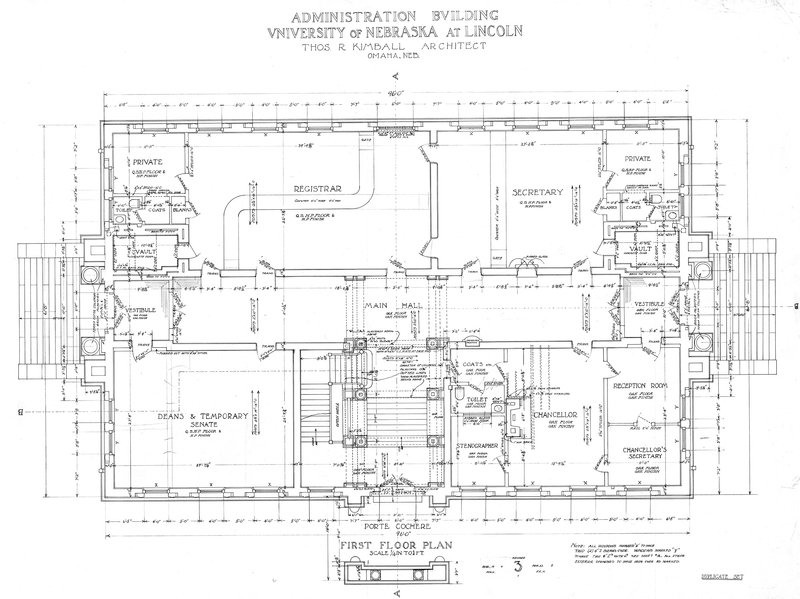 First Floor Plan Year: 1905