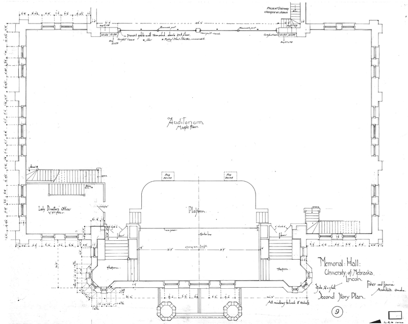 Second Floor Plan Year: 1887
