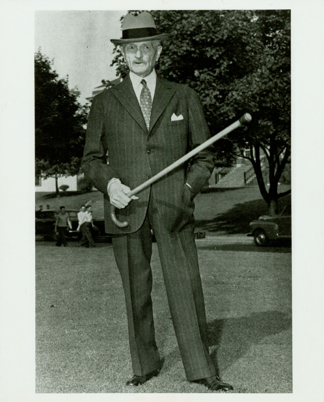 General Pershing pointing his cane