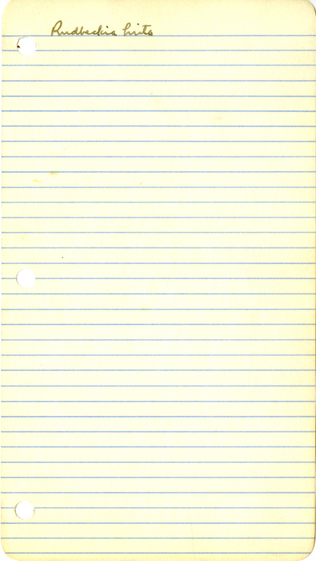 Raymond J. Pool Field Notes and Records