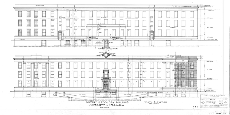 Description: North and South Elevations Year: 1916