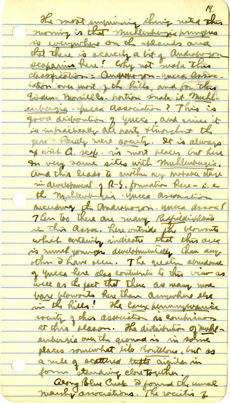 Raymond J. Pool Field Notes and Records