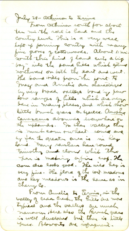 Raymond J. Pool Field Notes and Records