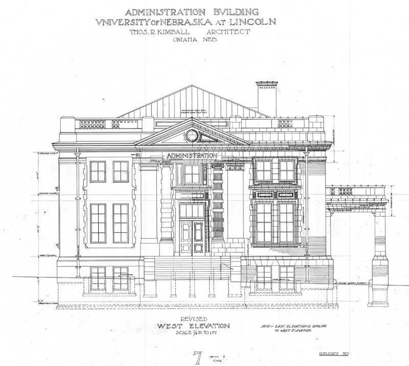 West Elevation Year: 1905