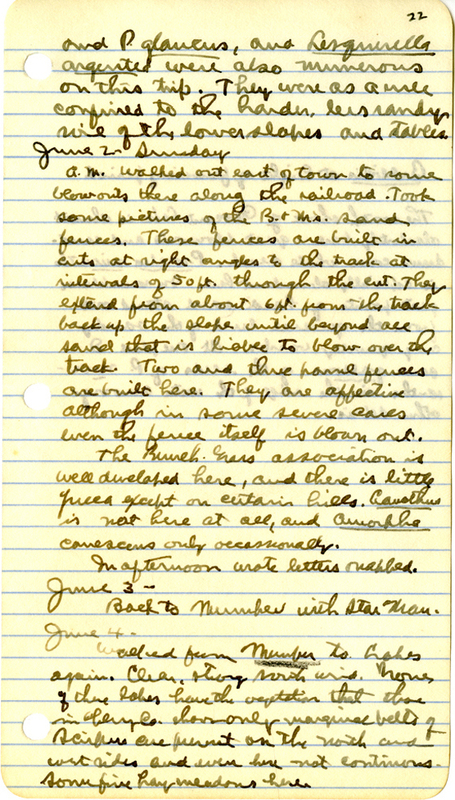 Raymond J. Pool Field Notes and Records