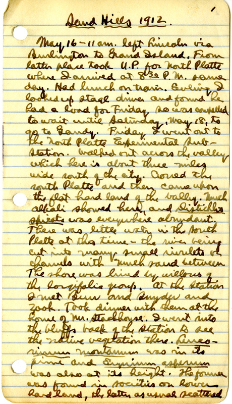 Raymond J. Pool Field Notes and Records