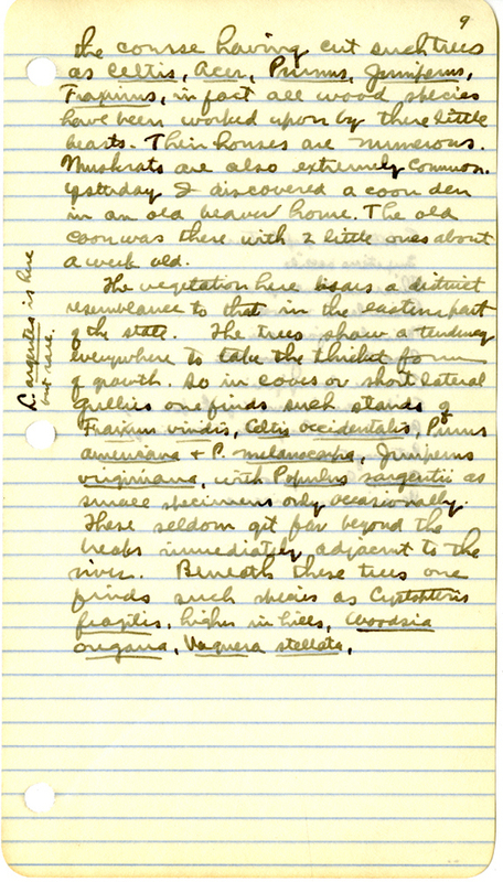 Raymond J. Pool Field Notes and Records