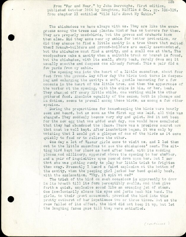 Frank H. Shoemaker typescript, 32 pages, detailing bird sightings, field trips, photography, and associated activities in Omaha, Nebraska.