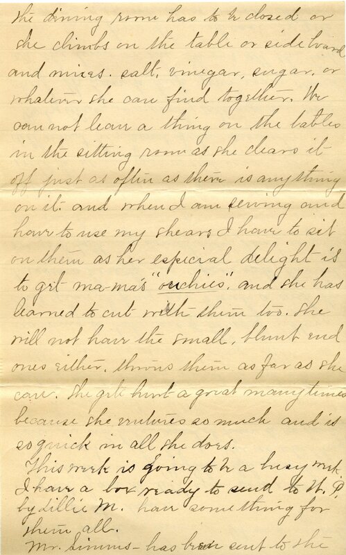 Handwritten 11 page letter from Marcia Bruner to Lawrence Bruner, "Today is Friday, but I thought I would…"