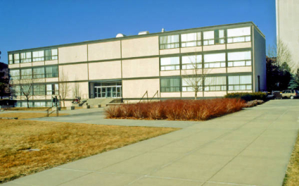 Woods Art Building. South facade.