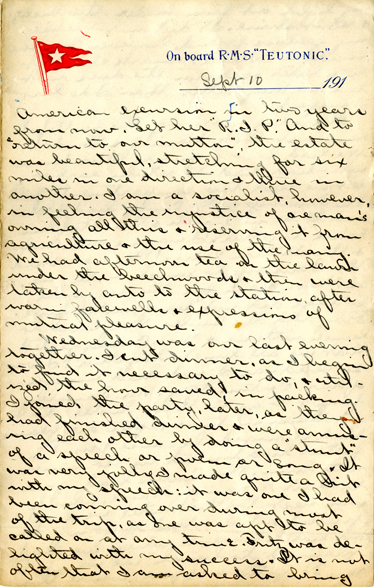 Edith Schwartz Clements handwritten letter