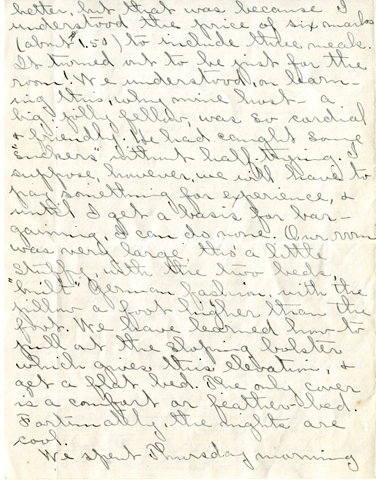 Edith Schwartz Clements, Letters, June 29, 1911