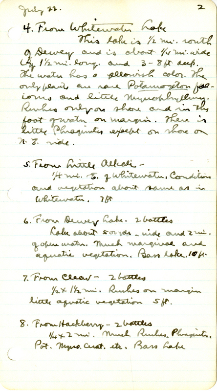 Raymond J. Pool Field Notes and Records