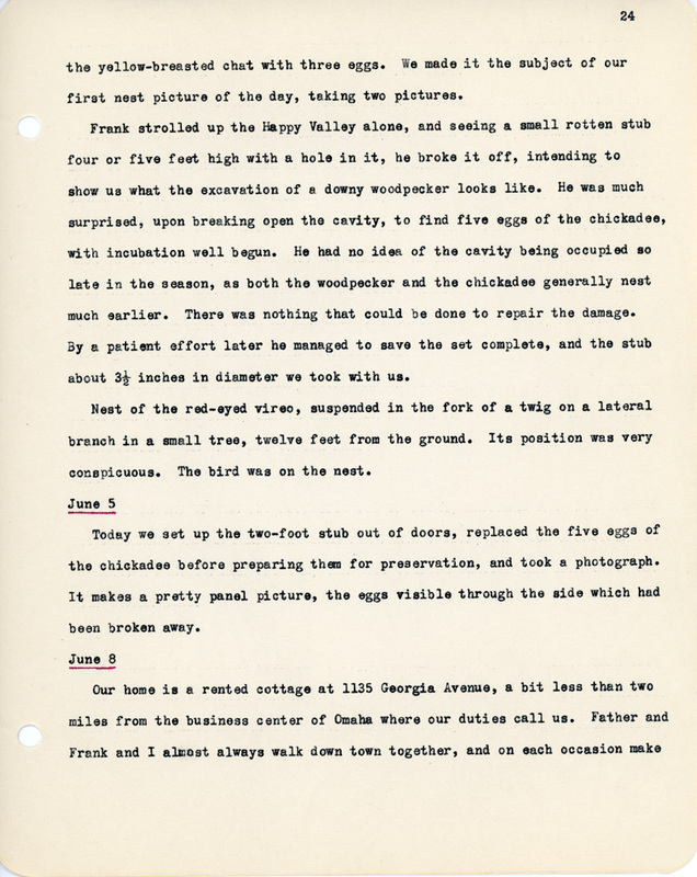 Elizabeth Van Sant transcribed letters