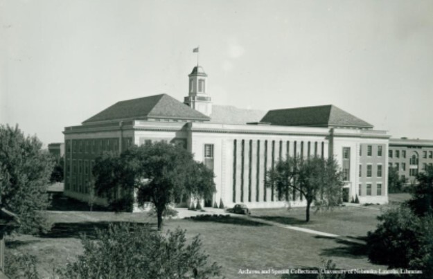 South facade, with Teachers College on right