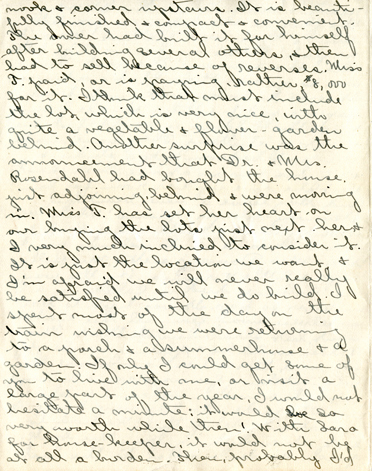Edith Schwartz Clements handwritten letter