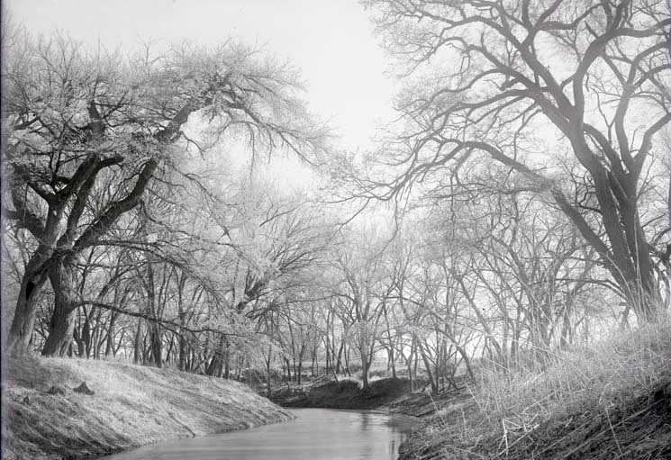 Original caption: Salt Creek, SW of Penitentiary, Lincoln, Nebraska. Apr. 22, 1917