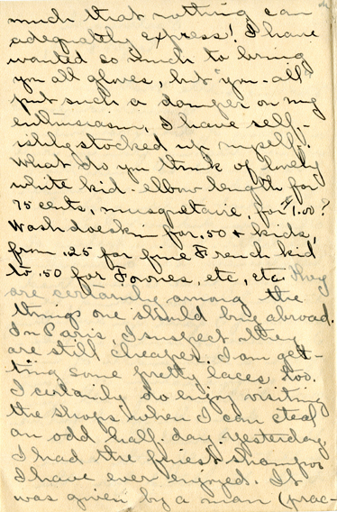 Edith Schwartz Clements handwritten letter